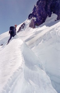 Mittmann博士在华盛顿奥林匹克国家公园前往奥林巴斯(7,800英尺)的顶部。