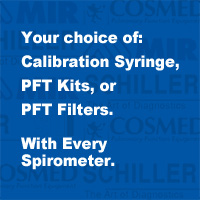 免费校准注射器，PFT套件或PFT过滤器。