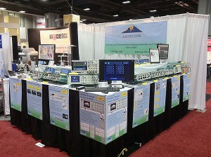 2011年神经科学展A-M系统展台展示MultiStim:可编程8通道刺激器(型号3800)