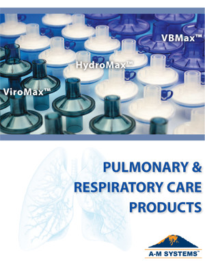 A-M系统肺部和呼吸目录，具有Viromax BVF，氢素HME / F和VBMAX肺粉过滤器。